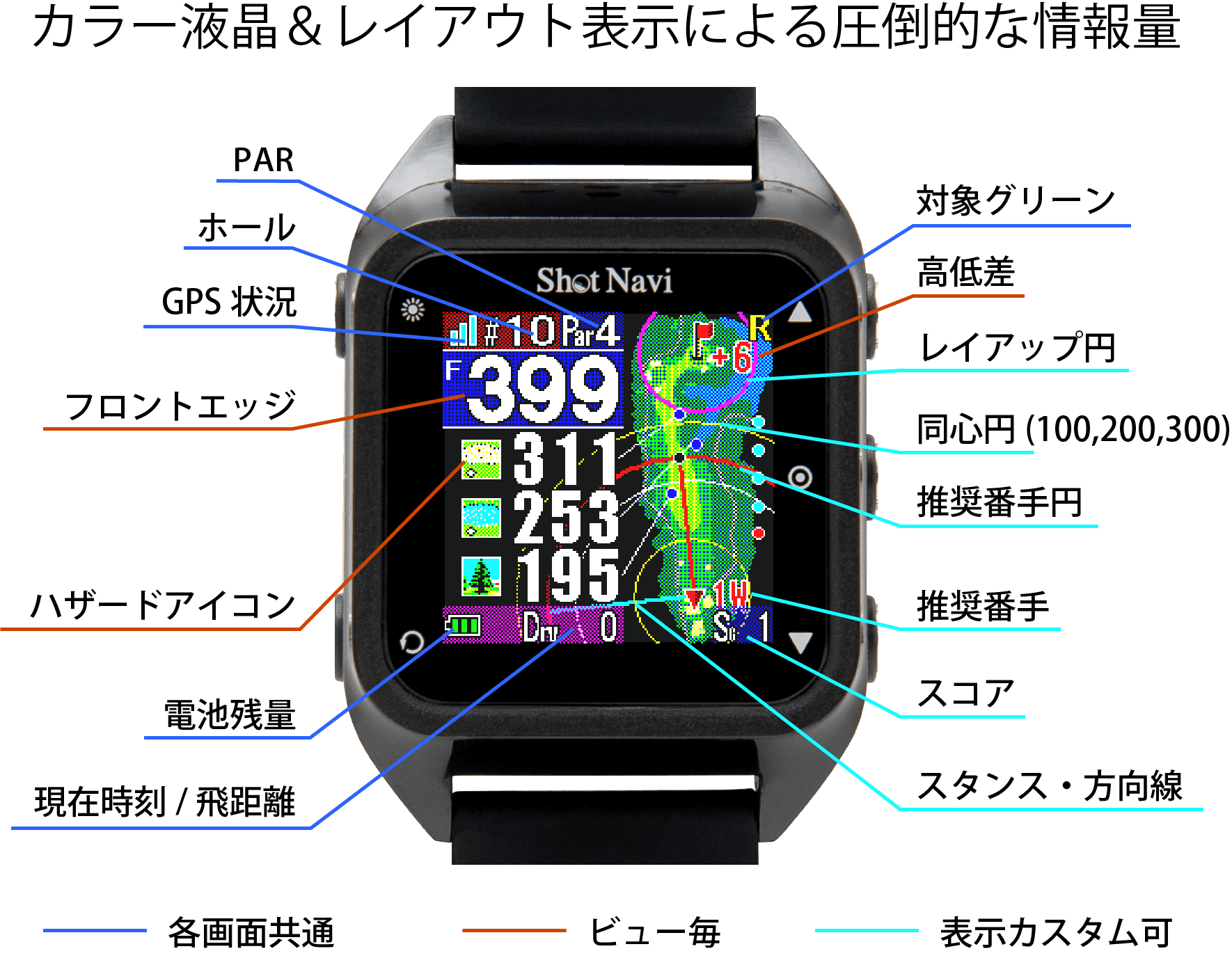9529円 期間限定特別価格 ハグ ビヨンド ライト 腕時計型GPSゴルフナビ