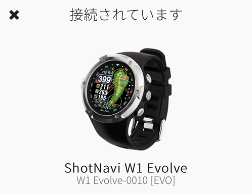 Shot Navi W1 Evolve(ショットナビ W1 Evolve)::高性能時計型カラー 