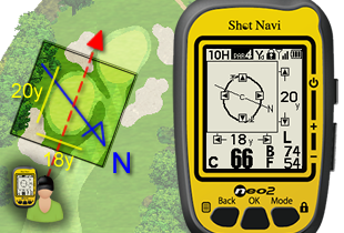 Shot Navi NEO2(ショットナビ ネオ２)::海外ゴルフ場にも対応